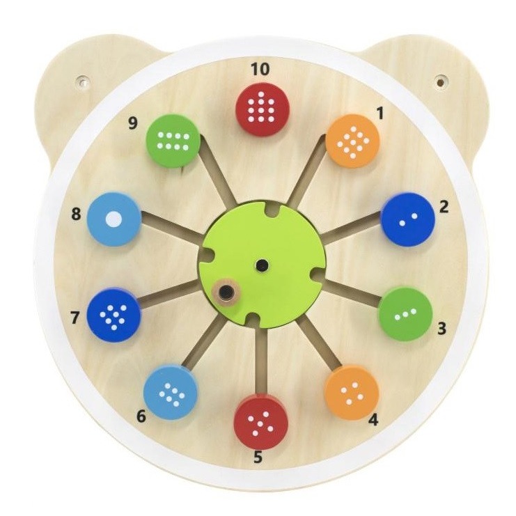 Viga Wall Toy - Matching Numbers Correct Setup