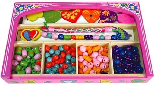 Viga Bead Set in Pink Box