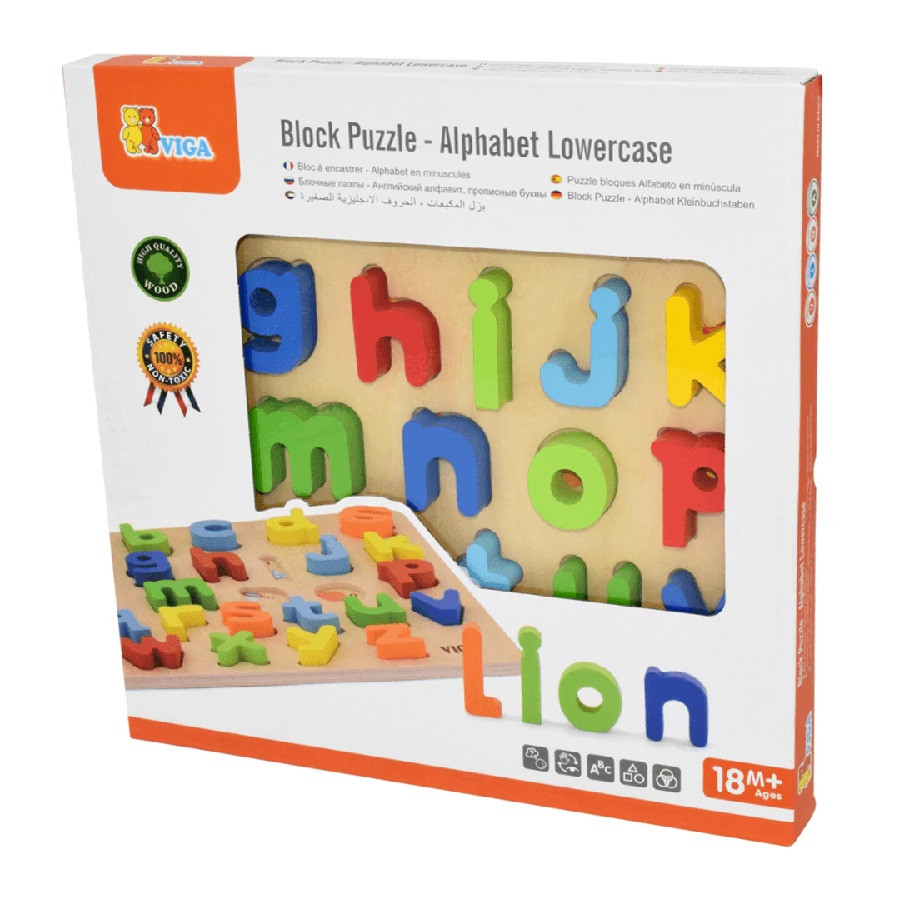 alphabet puzzle in the box