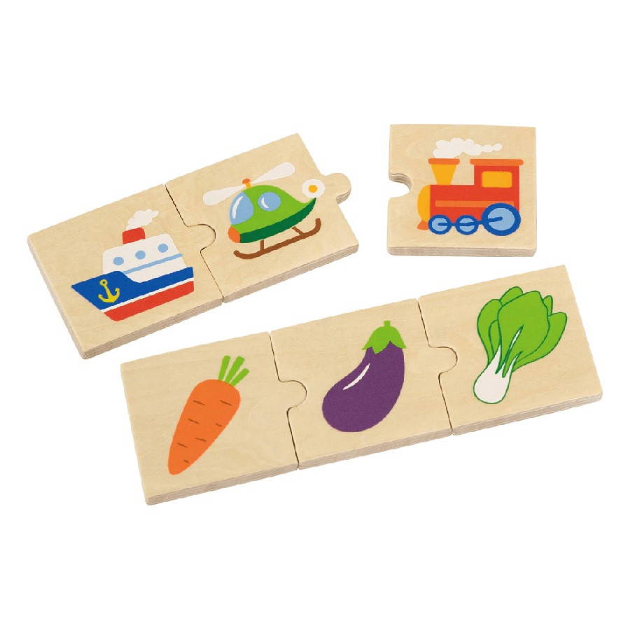 viga wooden groups puzzle set