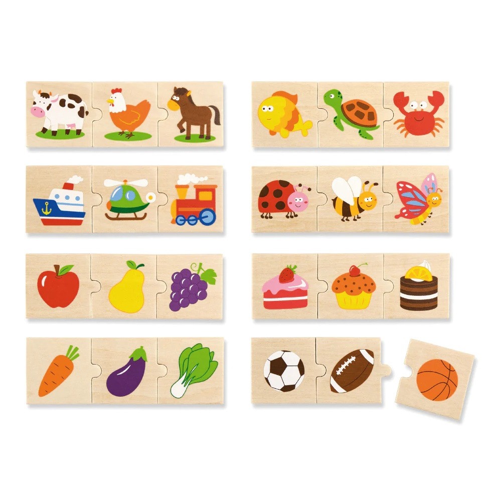 Wooden Categorizing Puzzle Set
