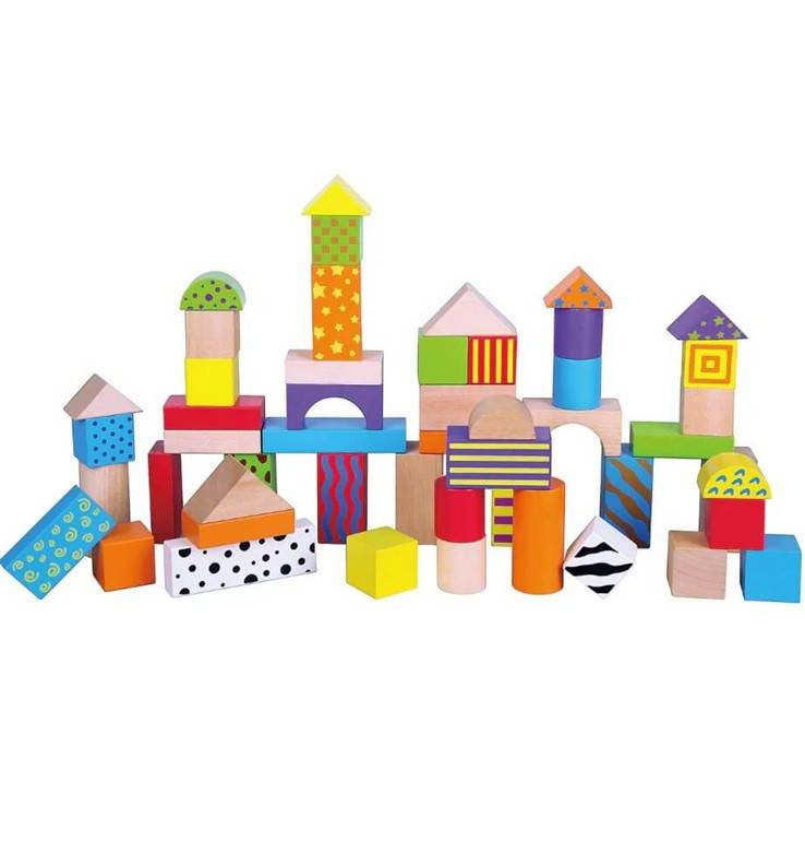 viga patterned wooden blocks for kids