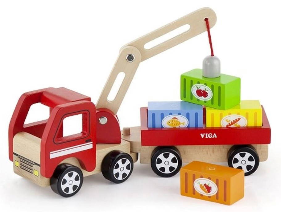 Viga Crane Truck is ready to deliver precious cargo.