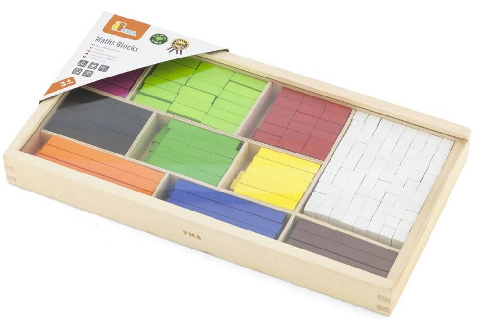 Viga Cuisenaire Rods 308Pc Box Sealed