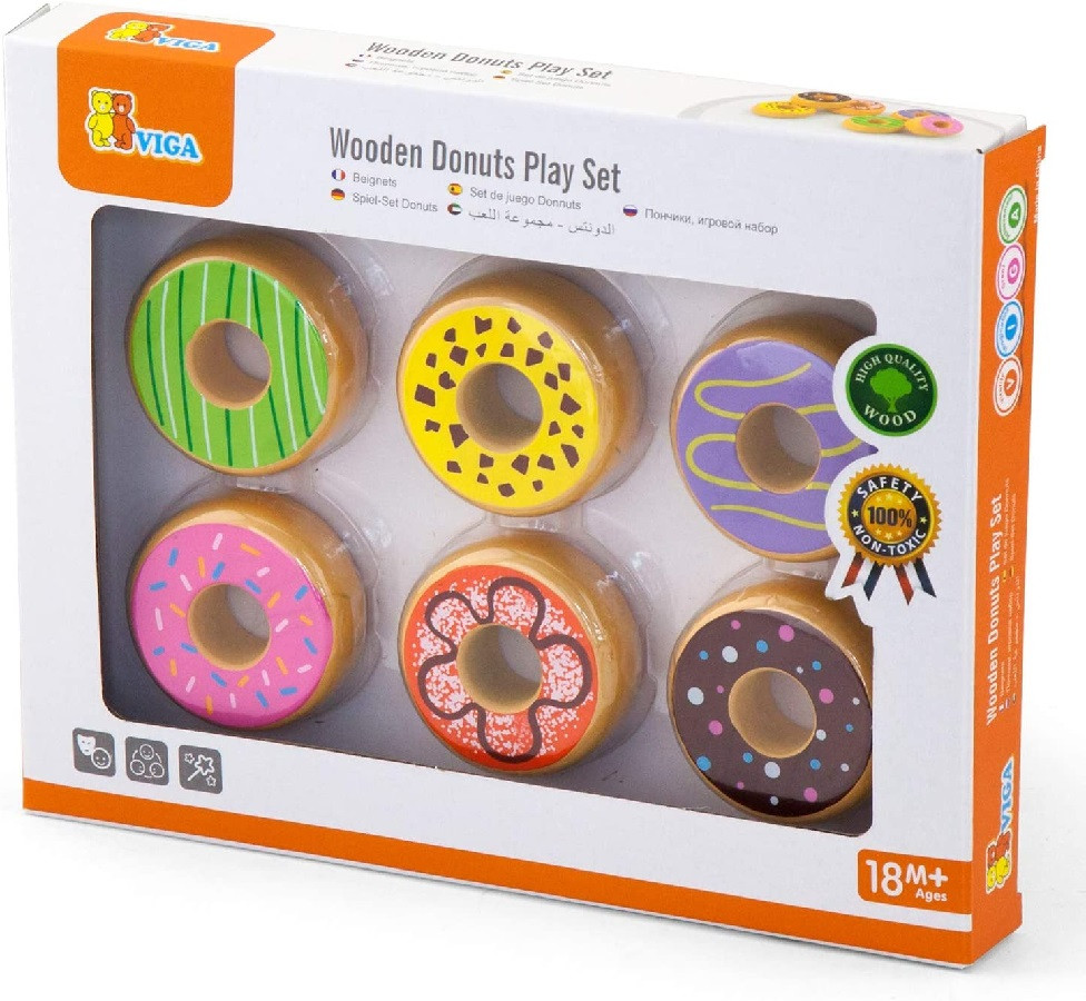 viga donut set in box - viga toys