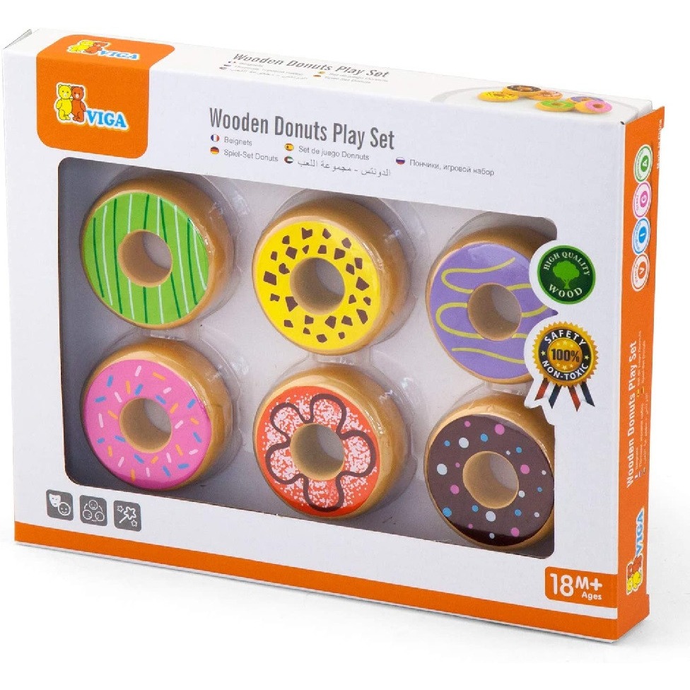 viga donut set in box - viga toys