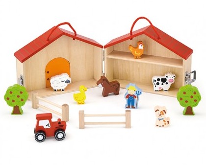 Viga Farm Take-Along Play Set