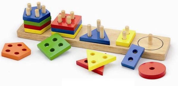 Viga Geometric Block Sorter is one multi-dimensional learning tool.