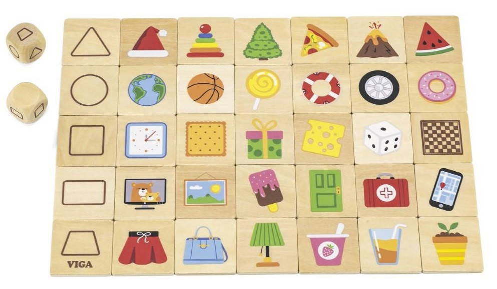 Viga Learning Shapes Puzzle Set