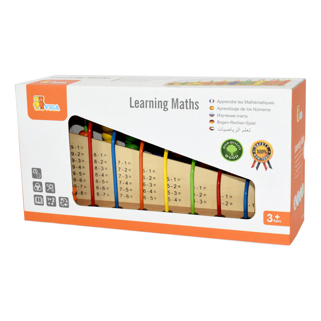 Viga Maths Bead Frame in Box