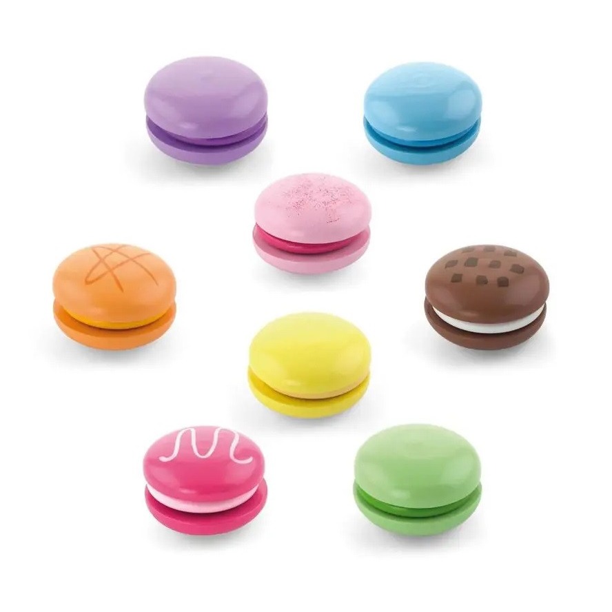 viga pretend play macaron dessert set