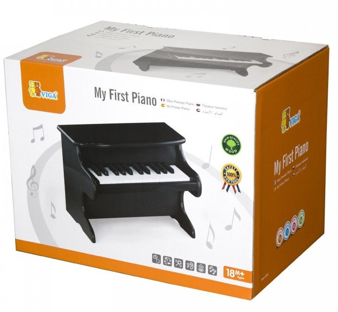 Viga My First Piano in Black in Box