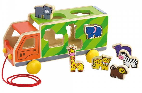Viga Pull-Along Animal Truck