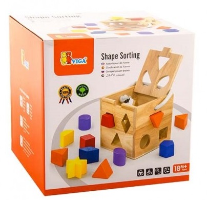 Viga Shape Sorting Cube in Box Viga Shape Sorting Cube in Box