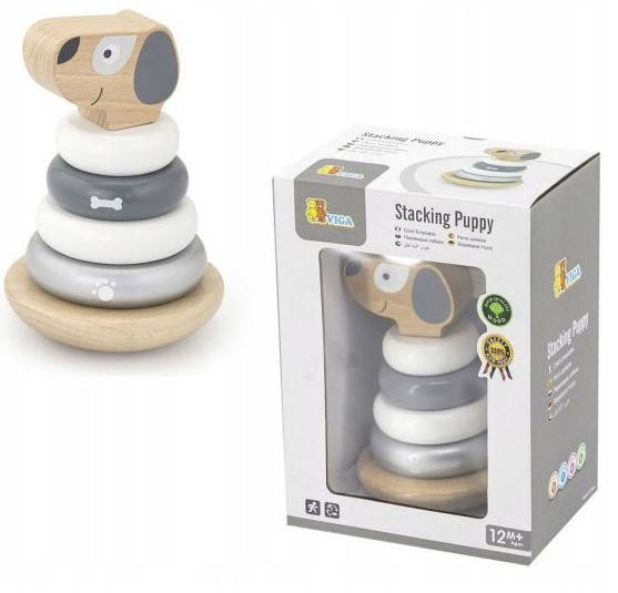 Viga Stacking Puppy in Box