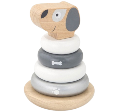 stacking dog puppy toy