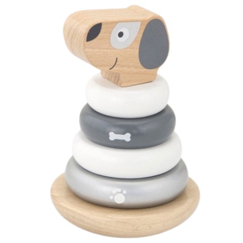 stacking dog puppy toy