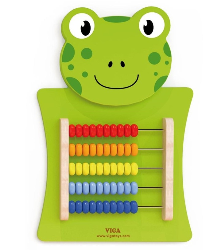viga wall toy frog abacus viga wall toy frog abacus