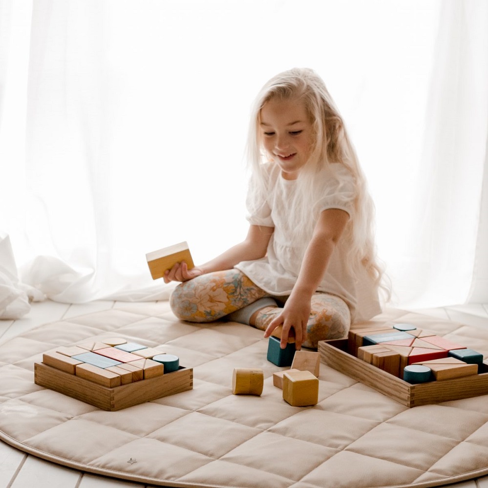Child Playing with Qtoys Sound Blocks