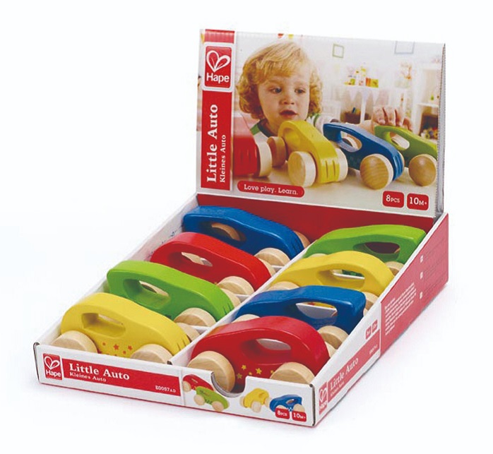 hape mini wooden car set in box hape mini wooden car set in box