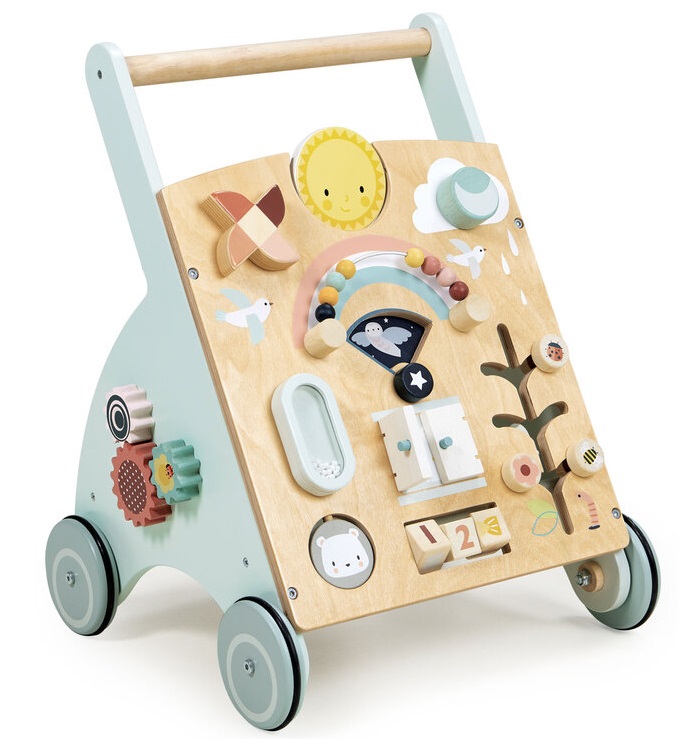 Tender Leaf Sunshine Baby Activity Walker is fabulous weather-themed walker and busy toy for toddlers eager to take their first steps. Tender Leaf Sunshine Baby Activity Walker is fabulous weather-themed walker and busy toy for toddlers eager to take their first steps.
