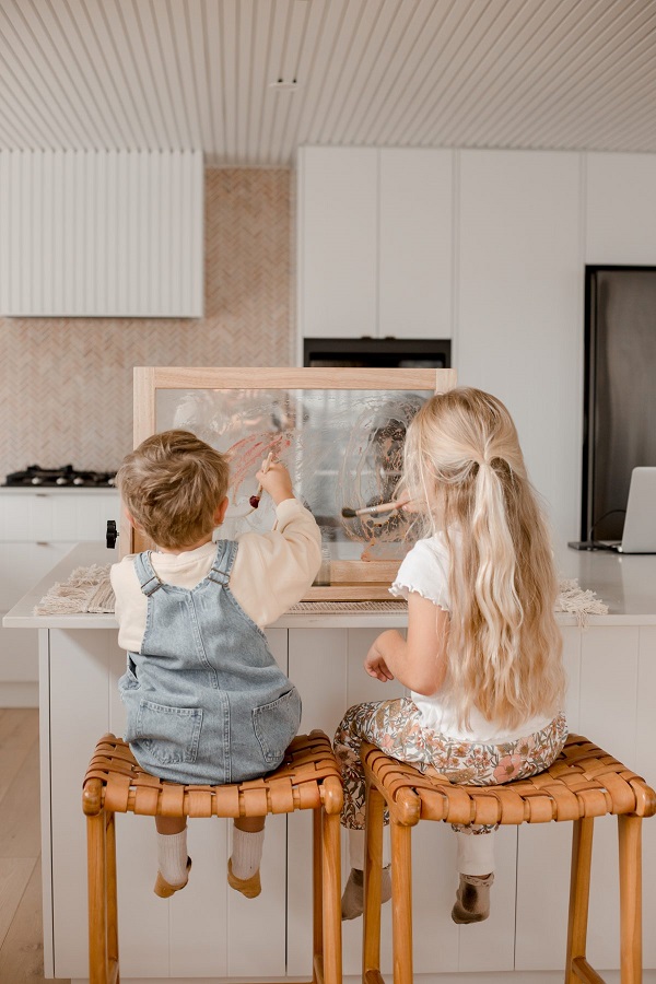 Big enough for 2 kids to use side by side Big enough for 2 kids to use side by side