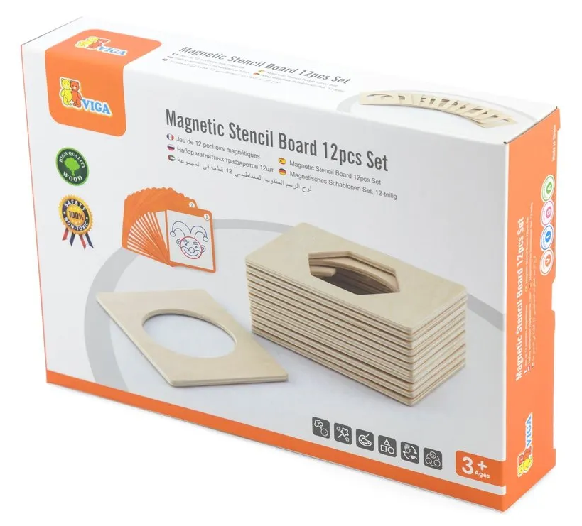 Viga Magnetic Stencil Boards in Box