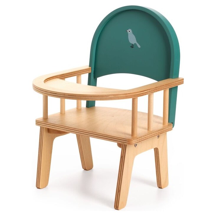 djeco wooden doll chair