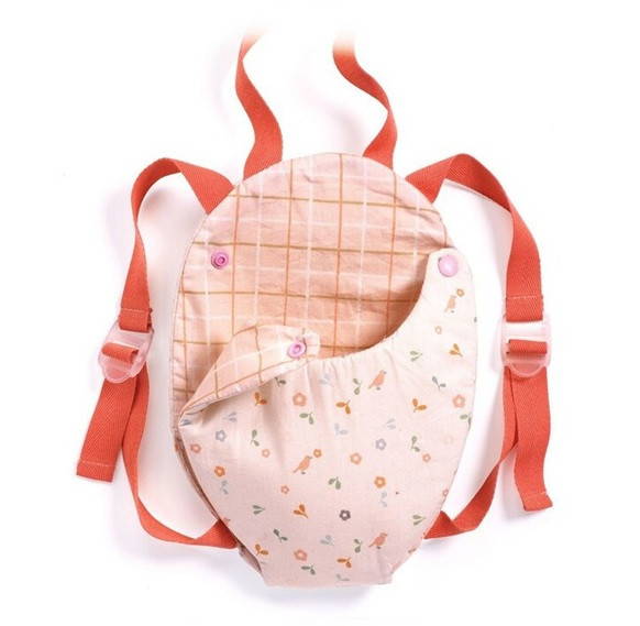 Djeco Lavender Baby Doll Carrier