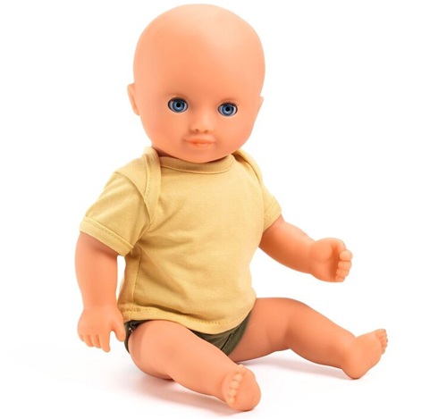 djeco washable baby boy doll