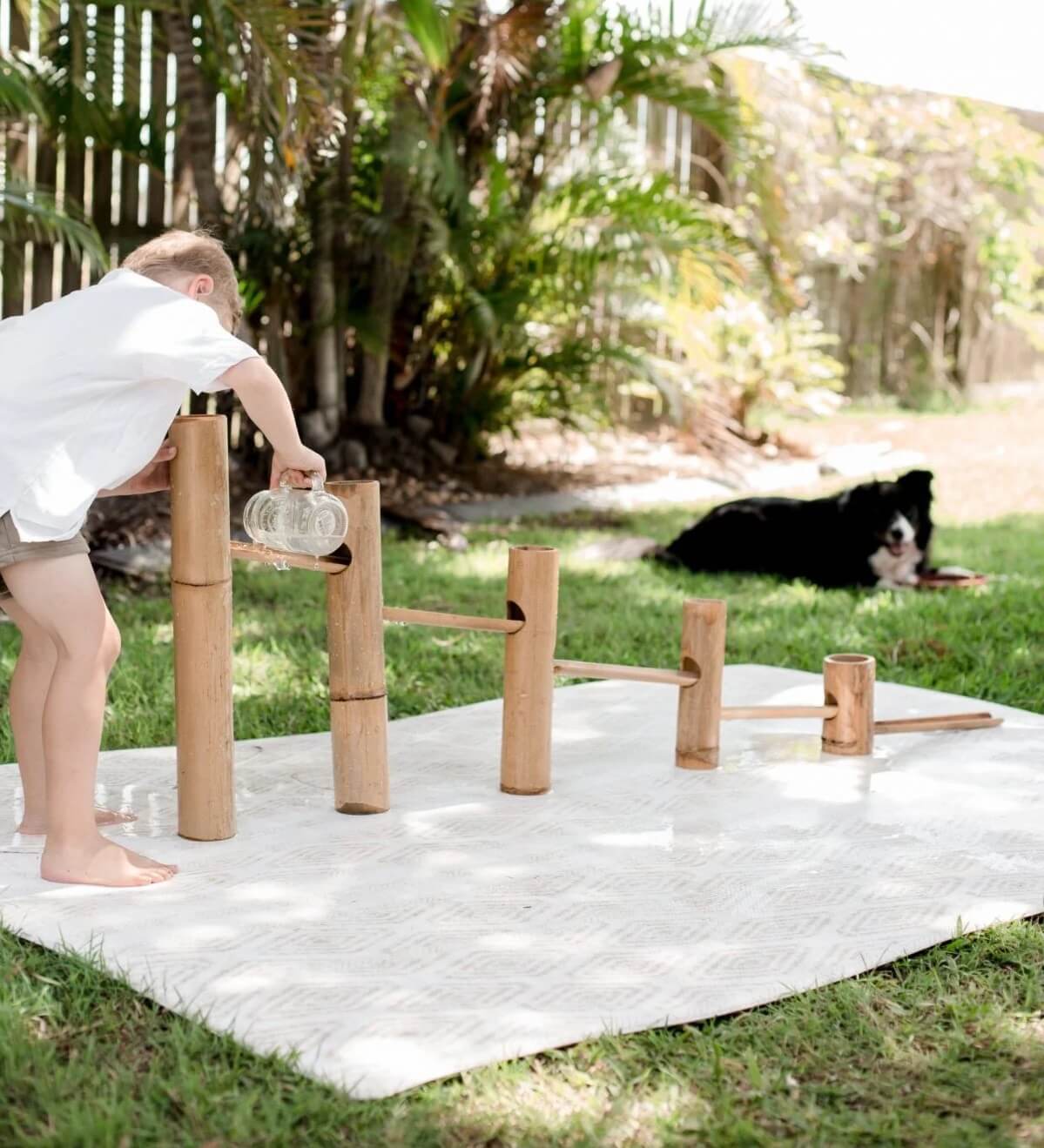 bamboo water run toy bamboo water run toy