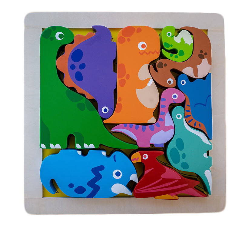 Kiddie Connect Dinosaur Chunky Puzzle