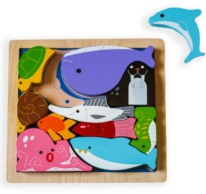 Kiddie Sea Creatures Chunky Puzzle