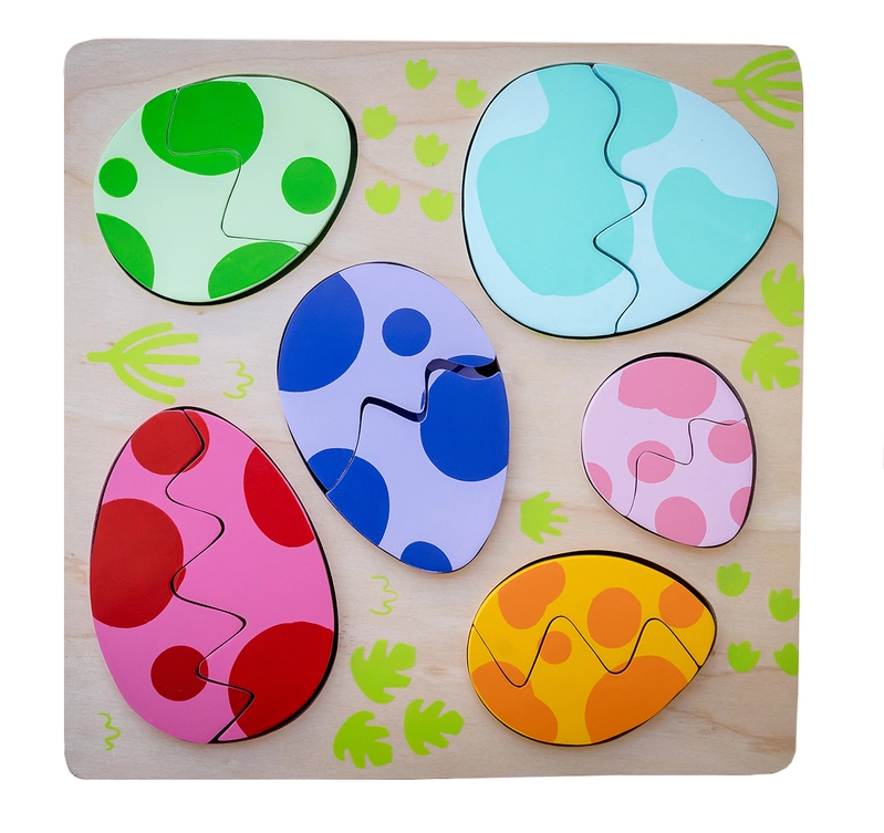 Kiddie Connect Egg and Dino Puzzle