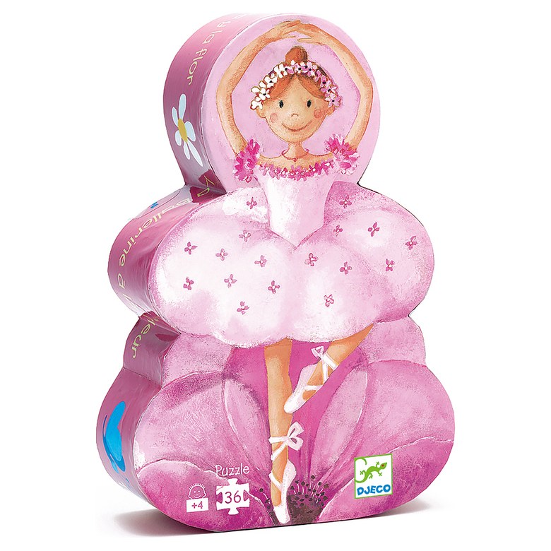 Djeco Ballerina 36pc Silhouette Puzzle - image 2