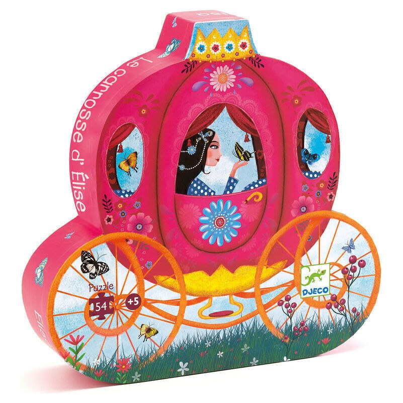 Djeco Elise's Carriage 54pc Silhouette Puzzle - image 2