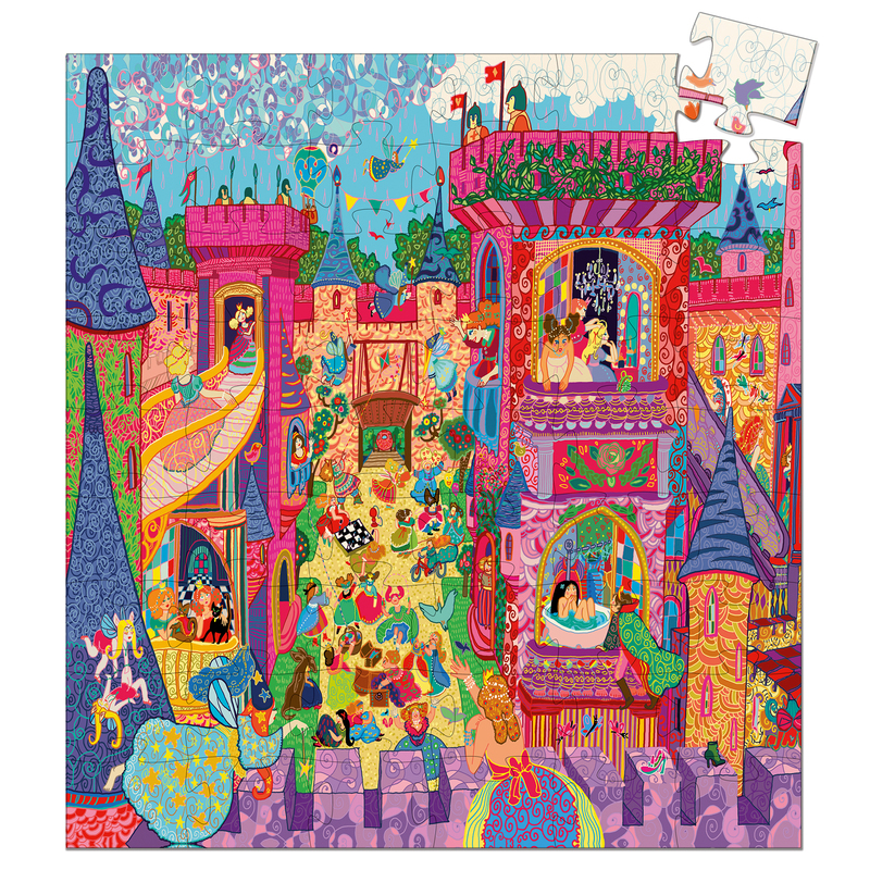 Djeco The Fairy Castle Silhouette Puzzle Djeco The Fairy Castle Silhouette Puzzle