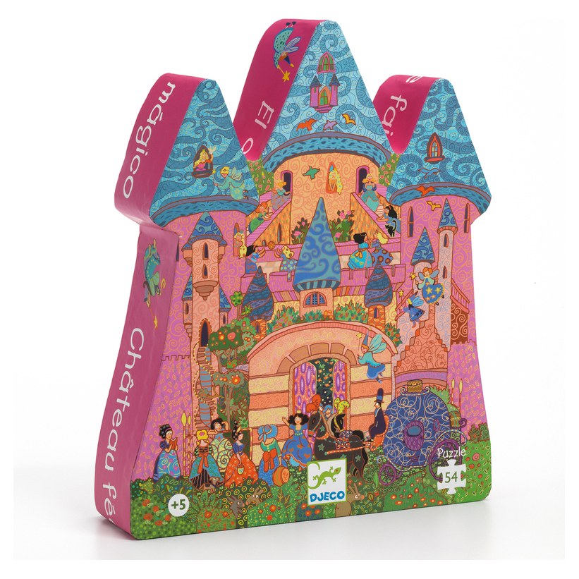 Djeco The Fairy Castle 54pc Silhouette Puzzle - image 2
