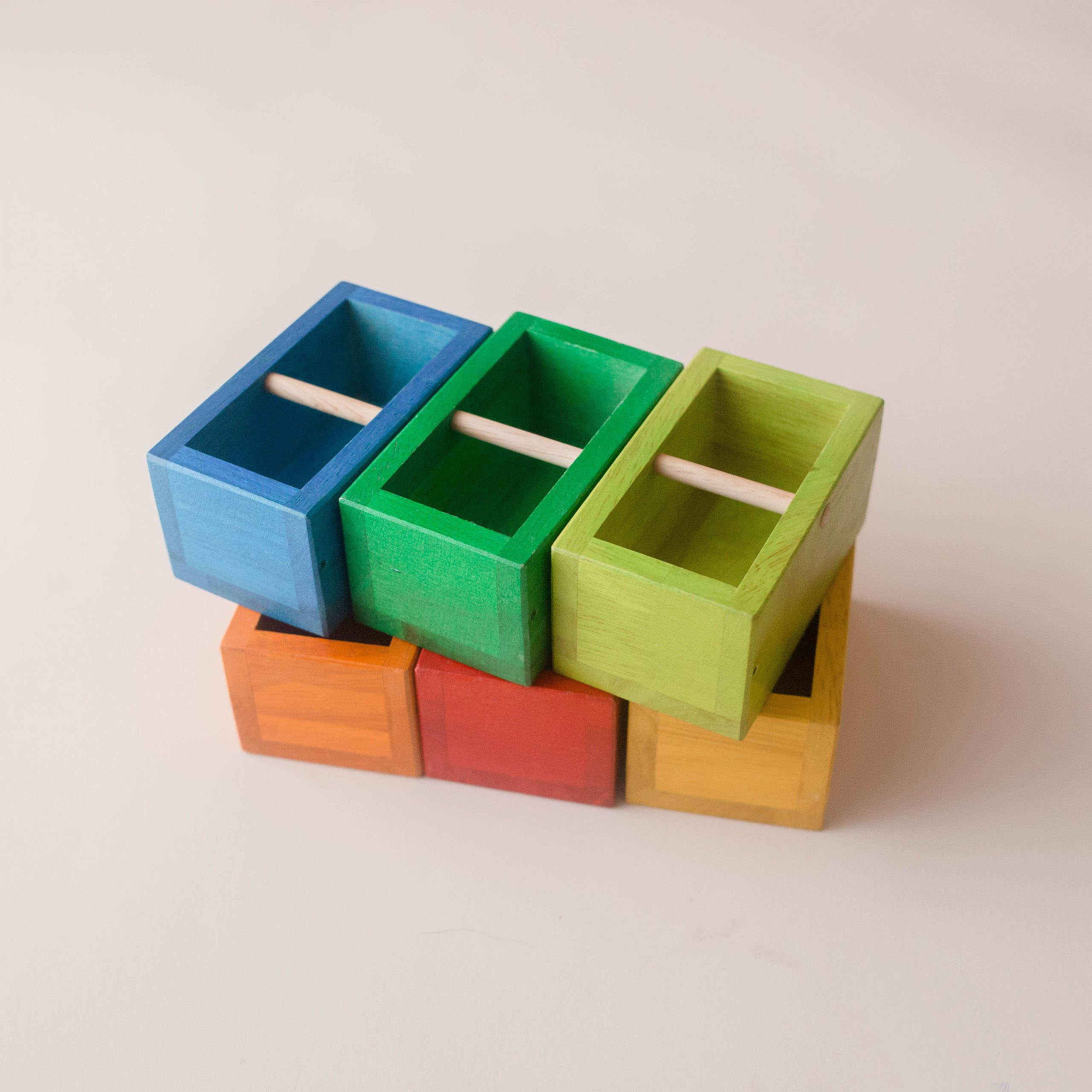 Qtoys Sorting Containers stacked together