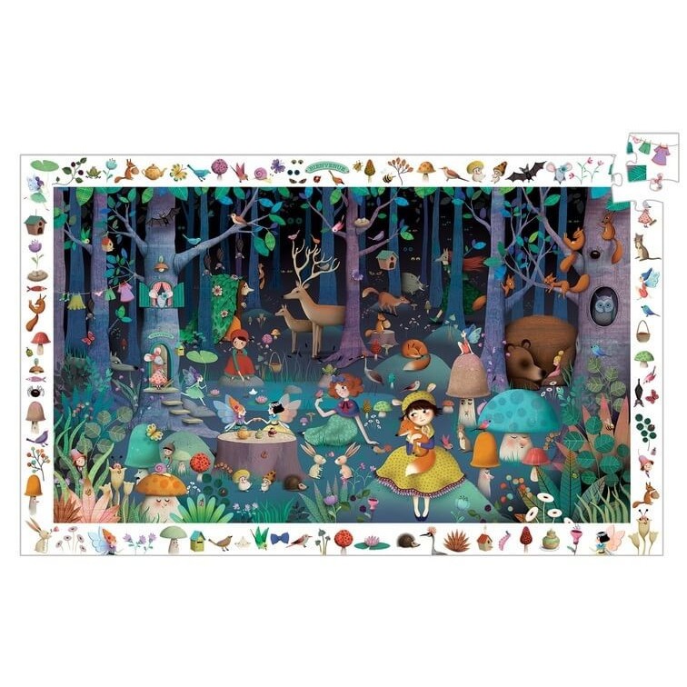 Djeco Enchanted Forest 100pc Observation Puzzle