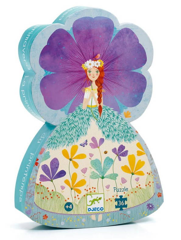 Djeco The Princess Of Spring 36pc Silhouette Puzzle