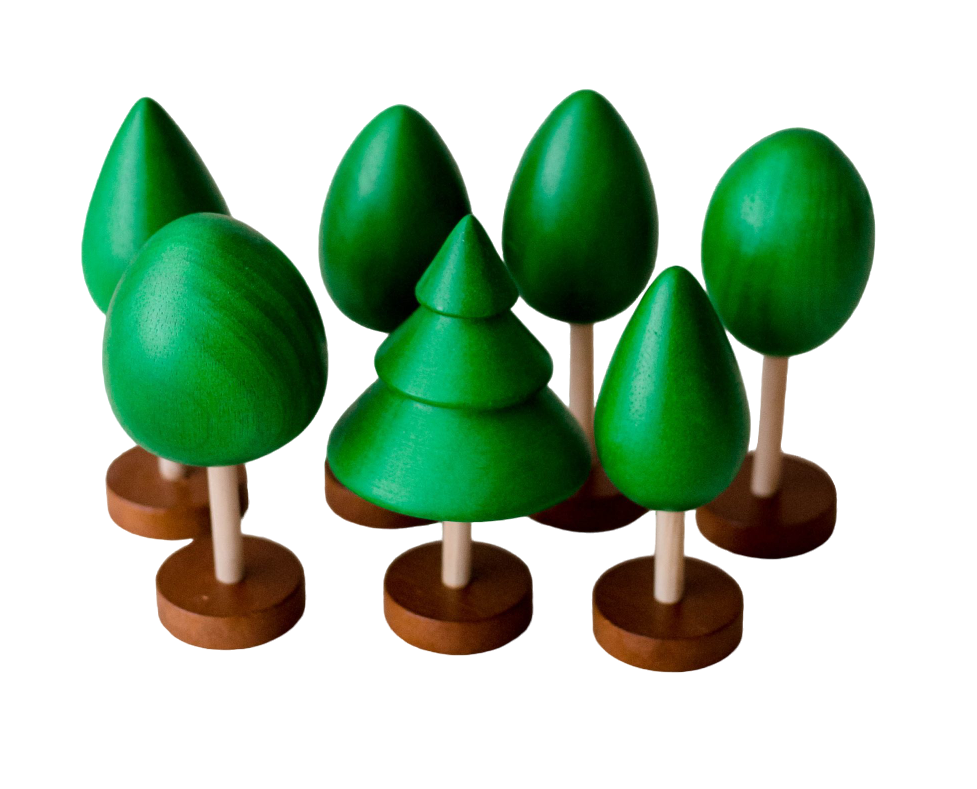 Qtoys Wooden Tree Play Set