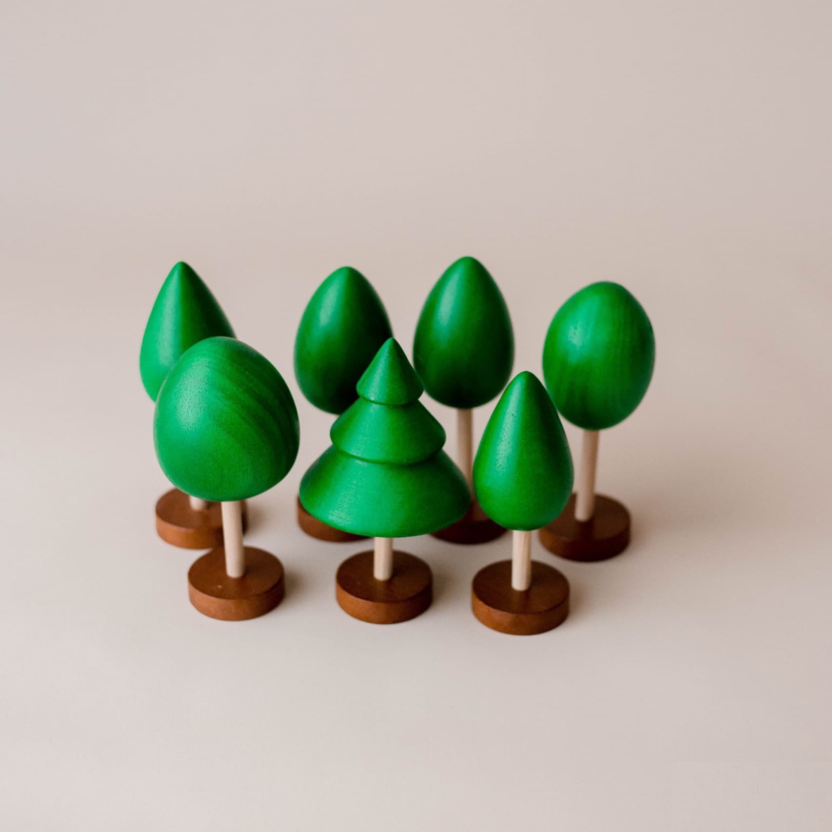qtoys wooden tree playset