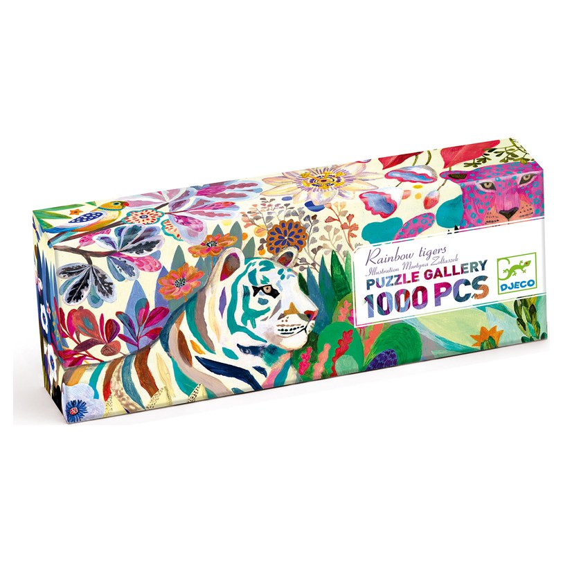 Djeco Rainbow Tigers 1000pc Gallery Puzzle - image 10