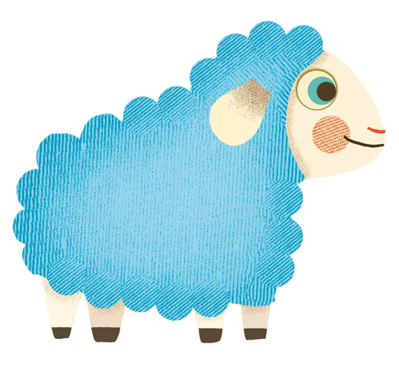 Coucou Cow Wooden Puzzle illustration detail