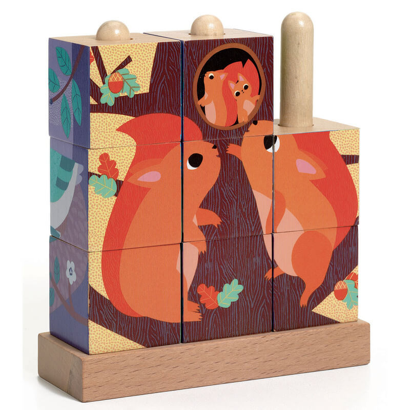Djeco Puzz Up Forest Wooden Puzzle Djeco Puzz Up Forest Wooden Puzzle