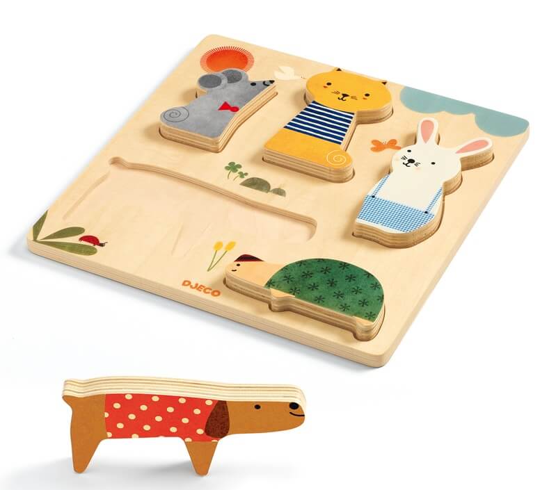Djeco Woodypets Wooden Puzzle