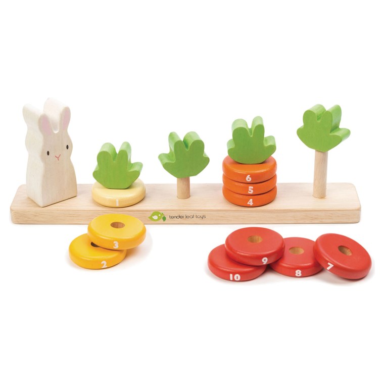 Tender Leaf Counting Carrots Wooden Stacker - image 2