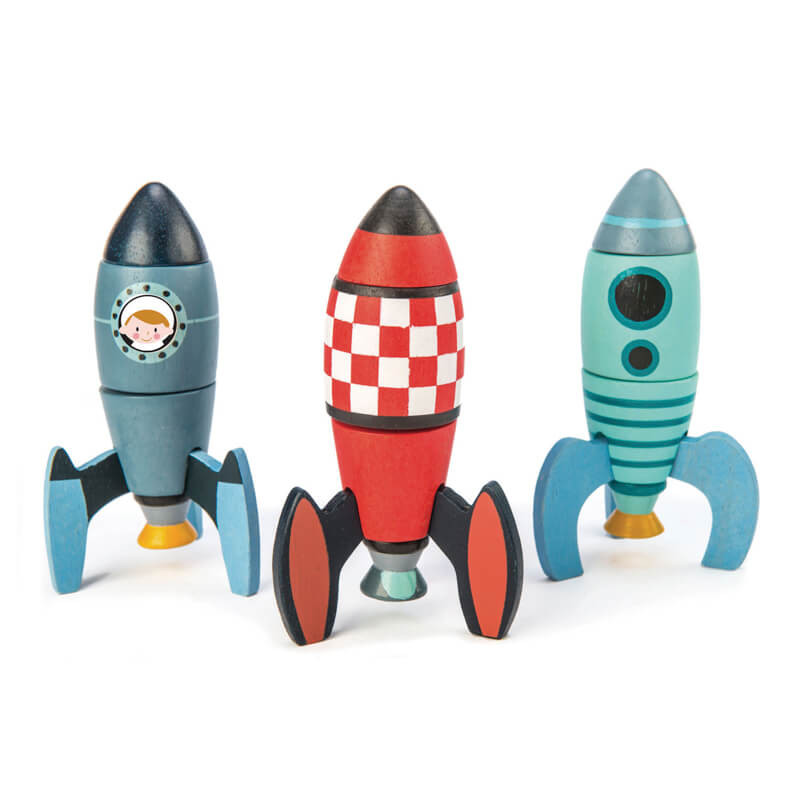 Tender Leaf Rocket Construction Set can build up to 3 rockets