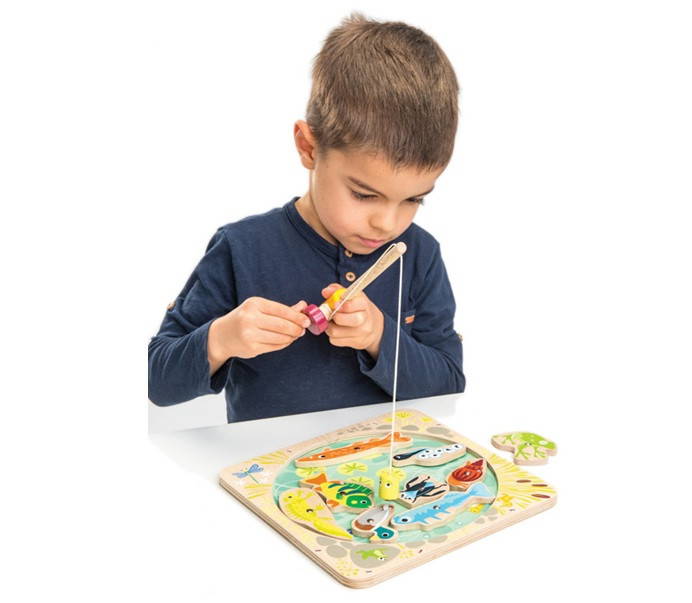 magnetic fishing pond game